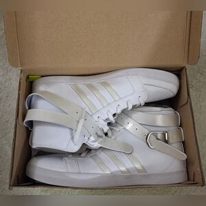 Adidas White High-Top Sneakers